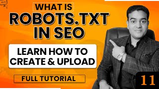 What is Robotstxt in SEO  How to Create and Upload Robotstxt File  SEO Full Course in English [upl. by Boff456]