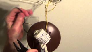 How to Install a Ceiling Light  Ceiling Light Wiring  Conduit [upl. by Nylg]