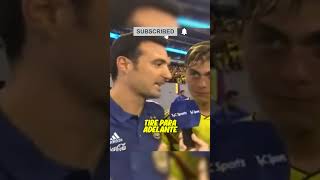 Scaloni y una hermosa entrevista con Paulo Dybala [upl. by Annaert675]