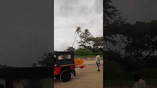 Arambol Beach experiences whirlwindlike phenomenonviralvideo shortvideo whirlwind goa [upl. by Jobina]