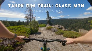 Tahoe Rim Trail Glass Mtn  Tahoe City CA  MTB [upl. by Nonrev]