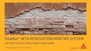 SikaMur® Renovation Mortar System – WTA approved [upl. by Hathaway733]