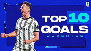 The best goals of every team Juventus  Top 10 Goals  Serie A 202223 [upl. by Thessa]