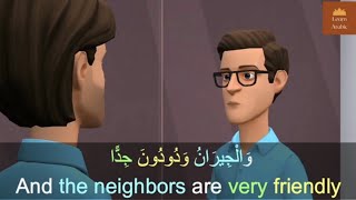 Learn Arabic Fusha MSAArabic Conversation Meeting a new neighbor [upl. by Helsa522]