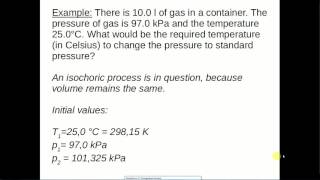 Isochoric process Example [upl. by Erma]