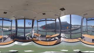 Seilbahn Koblenz 360° Video [upl. by Leschen212]