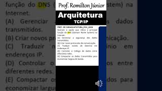 Arquitetura tcpip resumo  Protocolo DNS  Redes  Protocolos de internet para concursos dns [upl. by Iemaj85]