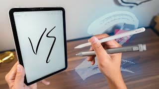 Apple Pencil 2 VS Logitech Crayon Which Should YOU Buy [upl. by Odrautse]