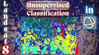 Image classification using Landsat 8 image in ENVI Unsupervised [upl. by Iolande]