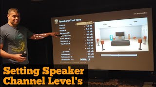 Home Theater Talk  Setting Speaker Channel Levels [upl. by Yeldah551]