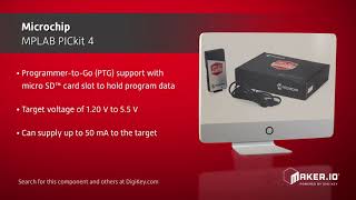 Microchip MPLAB PICkit 4  Maker Minute [upl. by Berlyn539]