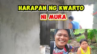 PALITADA SA HARAP NG KWARTO NI MURA KUMINIS NA [upl. by Greenes]