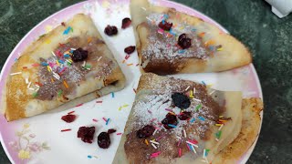 easy recipe of crepes lunch box idea bachho ka favourite [upl. by Nidroj]