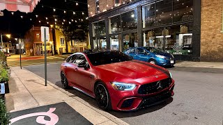 AMG GT63s LATE NIGHT POV DRIVE DOWNTOWN [upl. by Htrap]