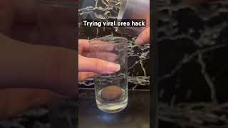 Trying viral oreo hack💕 hacks oreo foodhack hackfreefire [upl. by Luthanen]