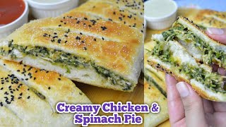 Chicken Pie RecipeChicken Pie Dough RecipeChicken Spinach Bake RecipeChicken Pie At Home [upl. by Eserahc]