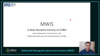 Multimode Waveguide Interconnect Systems Update with Joshua Kim of Hirose [upl. by Anidnamra]