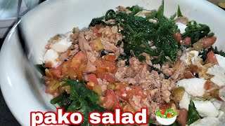 PAKO SALAD 🥗 NAG AYOS NG GARDEN 🏡 [upl. by Anazus]