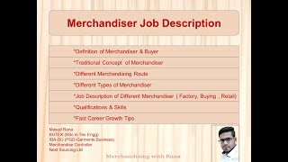 Merchandiser Job Description  Merchandising activities  Merchandiser role amp Job Responsibility [upl. by Aloap]