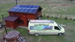 Sistem panouri fotovoltaice 3 kWP  Off Grid cu stocare in acumulatori [upl. by Yennor]