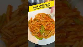 Pasta in Marinara Sauce  Marinara Sauce Pasta  Red Sauce Pasta  Shrutis Veg Special Shorts [upl. by Neyuq]