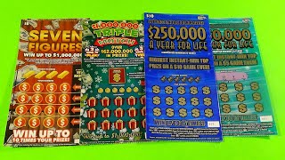 SAT BIG GAME 128 SEVEN FIGURES TRIPLE MATCH YEAR FOR LIFE FL Lottery Scratch Tickets [upl. by Emanuel897]