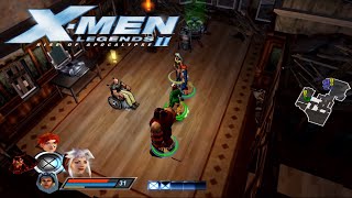 The Remains Of The XMansion  Gameplay Commentary  XMen Legends II PS2 [upl. by Onitnas]