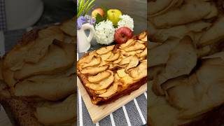 Invisible Apple Cake recipe sweet dessert cake apple glutenfree sugarfree [upl. by Inaffets]