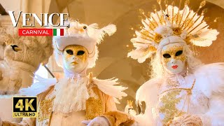 🌟Most Exciting Moments at Venice Carnival 2024 in 4K [upl. by Goodill]