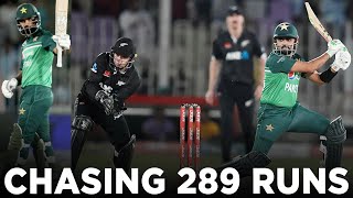 Chasing 289 Runs  Fakhar Zaman ImamulHaq amp Babar Azams Classy Innings vs New Zealand  M2B2A [upl. by Erinn]