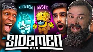 SIDEMEN COURT  SIDEMEN AMONG US PHANTOM amp MYSTIC ROLES  OrvieWoah Reacts [upl. by Atthia]