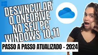 Como Desvincular o Onedrive do Pc [upl. by Autry]