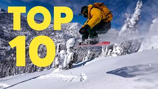 10 Backcountry Snowboard Runs [upl. by Joe364]