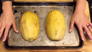 How To Cook Perfect Spaghetti Squash Tutorial [upl. by Kylen]