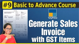 9 Tally PrimeCreate Sales Invoice with Multiple GST rate  Tally Mai GST Invoice Kaise Banate Hain [upl. by Aicenod]