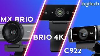 Logitech MX Brio Webcam How Good Is it Compared to Brio 4K amp C922 [upl. by Selin]