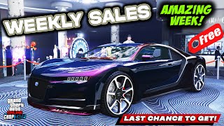 GTA 5 Online WEEKLY UPDATE  A VERY GOOD WEEK FREE CARS CARS TO BUY Rare Cars  SALES  3X Money [upl. by Aicre]