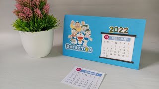 Membuat Kalender Meja 2022 [upl. by Ettenej]