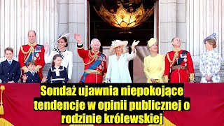 Czarne chmury nad rodziną królewską Sondaż ujawnia niepokojące tendencje opinii [upl. by Mervin]