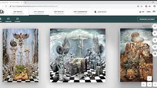 Masonic Art 3D virtual exhibtion by Jens Rusch art spaces KUNSTMATRIX Google Chrome 28 05 20 [upl. by Muryh]