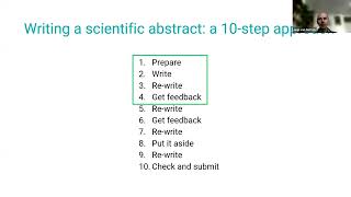 Mastering the Art of Writing a Scientific Abstract  11 October 2024 [upl. by Levison]