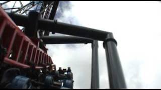 Eejanaika 4th Dimension 4D Roller Coaster Back Seat POV Onride FujiQ Highland Japan [upl. by Storm]