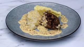 SCOTTISH HAGGIS NEEPS amp TATTIES WITH WHISKY SAUCE  BURNS NIGHT DINNER IDEA [upl. by Ahseinod]