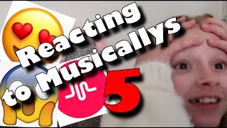 Reacting to musicallys 5 [upl. by Stern]