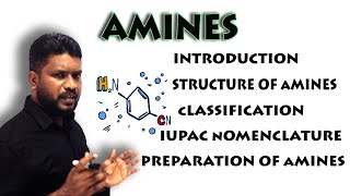 1Amines  Structure  IUPAC Nomenclature  Preparation of Amines [upl. by Eceerehs]