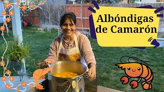 Albondigas de Camaron  La Cocina de Isa [upl. by Nayrbo]