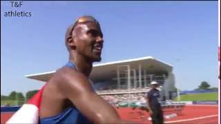 Mo FARAH 73262 WL NR 3000m Mens  Birmingham Diamond League 2016 [upl. by Anivla]