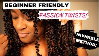 EASY PASSION TWIST TUTORIAL  INVISIBLE METHOD [upl. by Bary]