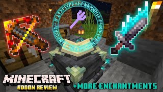 More Enchantments in Minecraft Bedrock ModsAddons [upl. by Adnoval490]