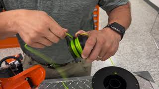 Replacing Weed Eater String  String Trimmer Line [upl. by Silenay]